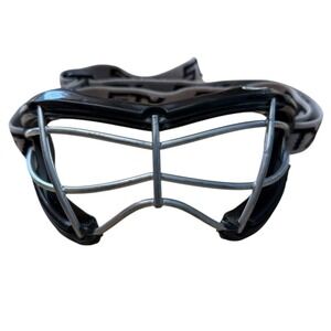 STX 2See Field Hockey Goggles Black Silver Eye Protection Adjustable Strap Teen